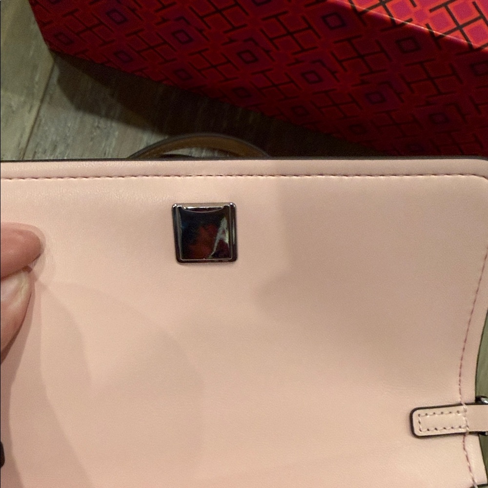Tory Burch Light Pink Crossbody Bag with Tan Accents - Picture 7 of 10